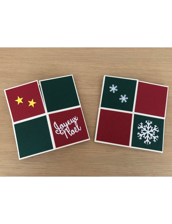 Kit cartes de Noël pop up 2